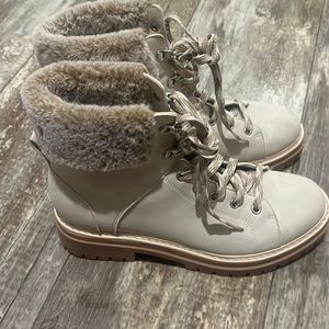Tan Winter Boots With Heel